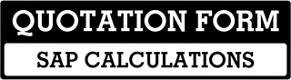 SAP Calculations Quote  For Castlemorton